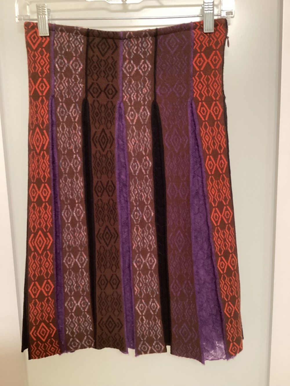 Etro Milano Knit Skirt, Size IT38 (US2), multi colors